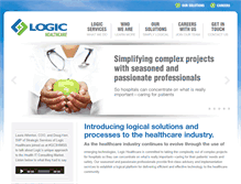 Tablet Screenshot of logichealthcare.com